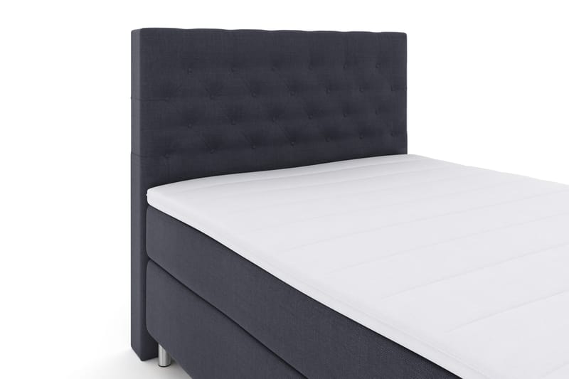 Select No 3 Komplett Sengepakke 140x200 Fast - Blå/Metallben - Møbler - Senger - Kontinentalsenger