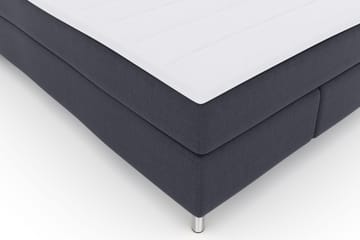Select No 3 Komplett Sengepakke 140x200 Fast - Blå/Metallben - Møbler - Senger - Kontinentalsenger