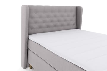 Select No 3 Komplett Sengepakke 140x200 Fast - Lysegrå/Kobberben - Møbler - Senger - Kontinentalsenger