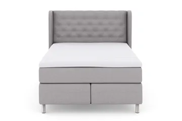 Sengegavl med Sider 140 cm - Lysegrå