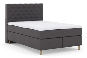 Select No 3 Komplett Sengepakke 140x200 Fast - Mørkegrå/Kobberben - Møbler - Senger - Kontinentalsenger