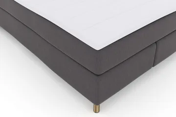 Select No 3 Komplett Sengepakke 140x200 Fast - Mørkegrå/Kobberben - Møbler - Senger - Kontinentalsenger