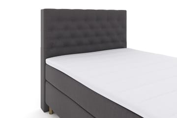 Select No 3 Komplett Sengepakke 140x200 Fast - Mørkegrå/Kobberben - Møbler - Senger - Kontinentalsenger