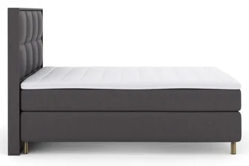Select No 3 Komplett Sengepakke 140x200 Fast - Mørkegrå/Kobberben - Møbler - Senger - Kontinentalsenger