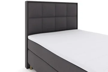 Select No 3 Komplett Sengepakke 140x200 Fast - Mørkegrå/Kobberben - Møbler - Senger - Kontinentalsenger