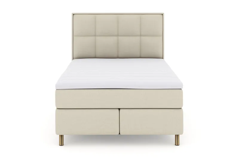 Select No 3 Komplett Sengepakke 140x200 Fast/Medium, Beige/Kobberben
