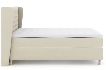 Select No 3 Komplett Sengepakke 140x200 Fast/Medium - Beige/Metallben - Møbler - Senger - Kontinentalsenger