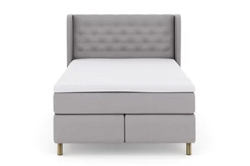 Sengegavl med Sider 140 cm - Lysegrå