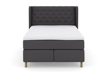 Sengegavl med Sider 140 cm - Mørkegrå