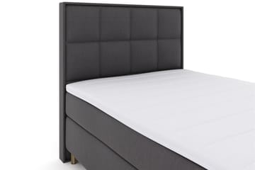 Select No 3 Komplett Sengepakke 140x200 Fast/Medium - Mørkegrå/Kobberben - Møbler - Senger - Kontinentalsenger