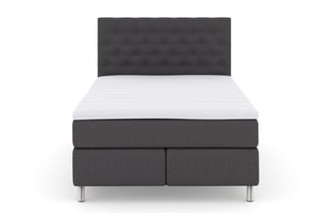 Dypstiftet Sengegavl 140 cm - Mørkegrå