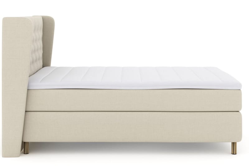 Select No 3 Komplett Sengepakke 140x200 Medium - Beige/Kobberben - Møbler - Senger - Kontinentalsenger