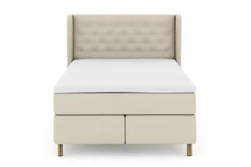 Sengegavl med Sider 140 cm - Beige
