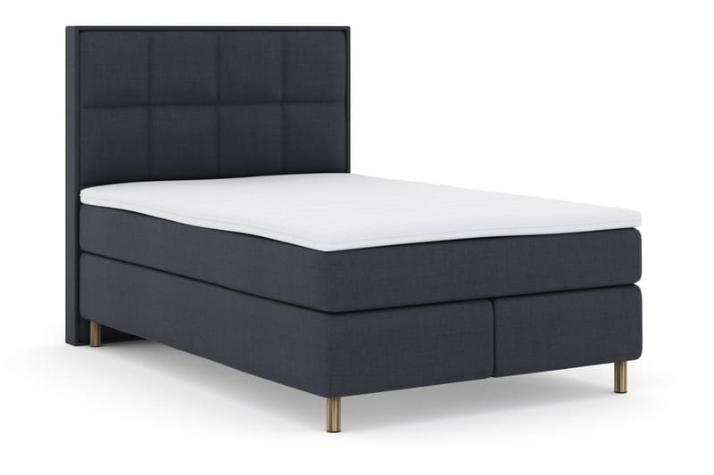 Select No 3 Komplett Sengepakke 140x200 Medium - Blå/Kobberben - Møbler - Senger - Kontinentalsenger