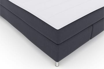 Select No 3 Komplett Sengepakke 140x200 Medium - Blå/Metallben - Møbler - Senger - Kontinentalsenger