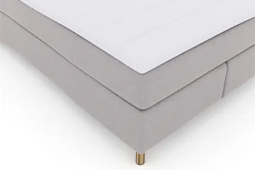 Select No 3 Komplett Sengepakke 140x200 Medium - Lysegrå/Kobberben - Møbler - Senger - Kontinentalsenger