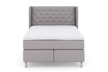 Sengegavl med Sider 140 cm - Lysegrå