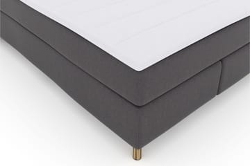 Select No 3 Komplett Sengepakke 140x200 Medium - Mørkegrå/Kobberben - Møbler - Senger - Kontinentalsenger