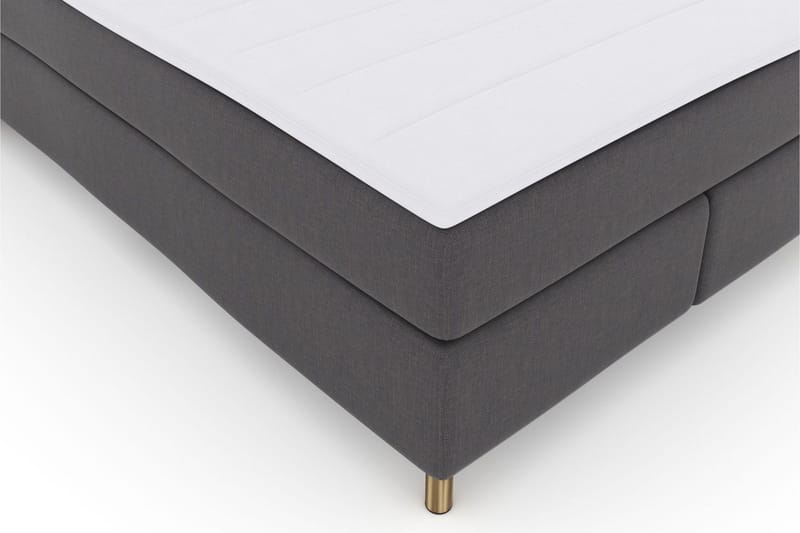 Select No 3 Komplett Sengepakke 140x200 Medium - Mørkegrå/Kobberben - Møbler - Senger - Kontinentalsenger