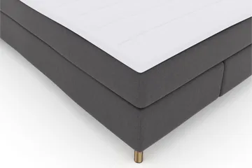 Select No 3 Komplett Sengepakke 140x200 Medium - Mørkegrå/Kobberben - Møbler - Senger - Kontinentalsenger