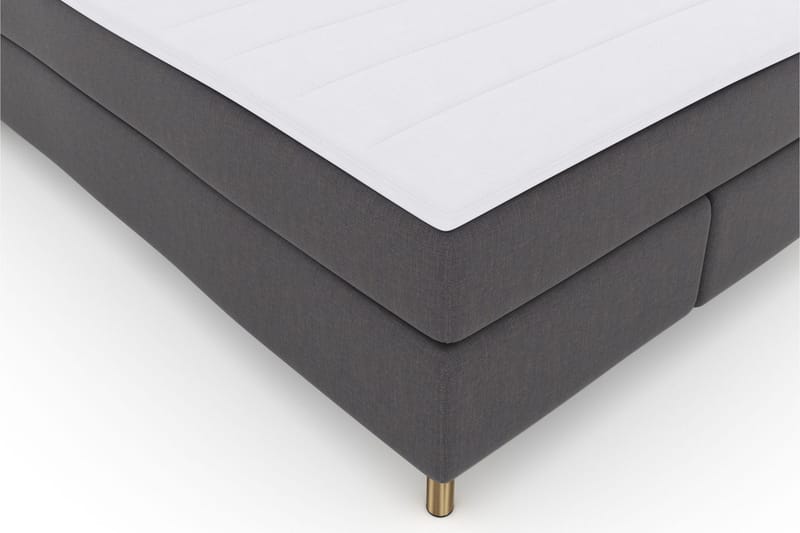 Select No 3 Komplett Sengepakke 140x200 Medium - Mørkegrå/Kobberben - Møbler - Senger - Kontinentalsenger