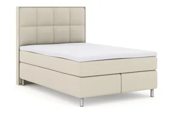 Select No 3 Komplett Sengepakke 160x200 Fast - Beige/Metallben - Møbler - Senger - Kontinentalsenger