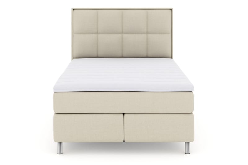 Select No 3 Komplett Sengepakke 160x200 Fast, Beige/Metallben