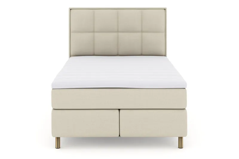 Select No 3 Komplett Sengepakke 160x200 Fast/Medium, Beige/Kobberben