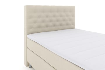 Select No 3 Komplett Sengepakke 160x200 Fast/Medium - Beige/Metallben - Møbler - Senger - Kontinentalsenger