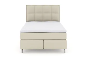 Rutete Sengegavl 160 cm - Beige