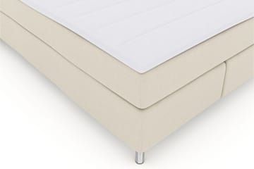 Select No 3 Komplett Sengepakke 160x200 Fast/Medium - Beige/Metallben - Møbler - Senger - Kontinentalsenger
