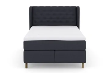 Sengegavl med Sider 160 cm - Blå