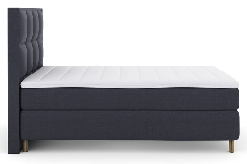 Select No 3 Komplett Sengepakke 160x200 Medium - Blå/Kobberben - Møbler - Senger - Kontinentalsenger