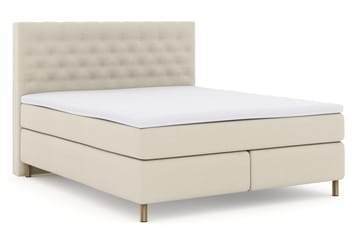 Select No 3 Komplett Sengepakke 180x200 Fast - Beige/Kobberben - Møbler - Senger - Kontinentalsenger
