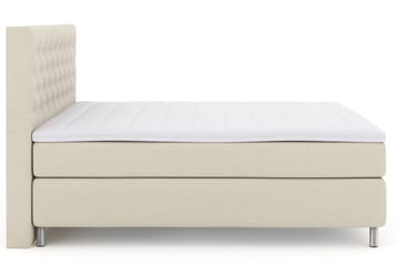 Select No 3 Komplett Sengepakke 180x200 Fast - Beige/Metallben - Møbler - Senger - Kontinentalsenger