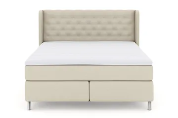 Sengegavl med Sider 180 cm - Beige