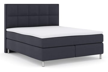 Select No 3 Komplett Sengepakke 180x200 Fast - Blå/Metallben - Møbler - Senger - Kontinentalsenger