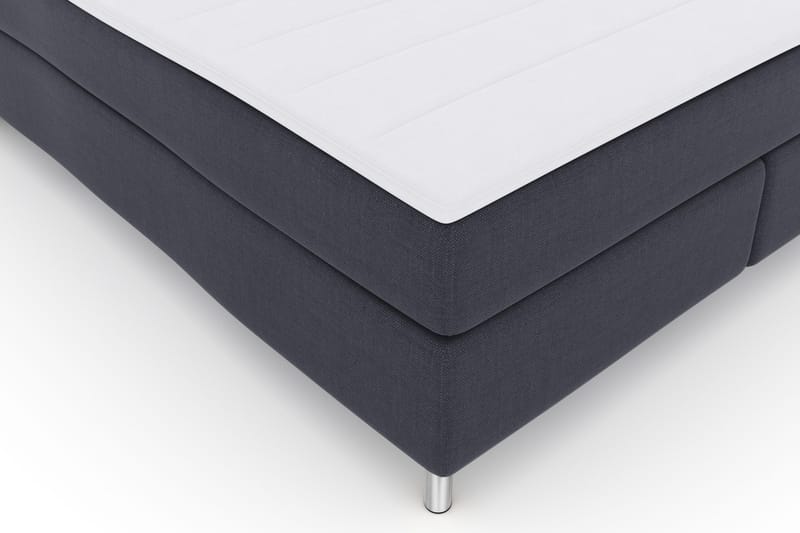 Select No 3 Komplett Sengepakke 180x200 Fast - Blå/Metallben - Møbler - Senger - Kontinentalsenger