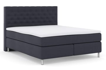 Select No 3 Komplett Sengepakke 180x200 Fast - Blå/Metallben - Møbler - Senger - Kontinentalsenger