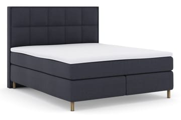 Select No 3 Komplett Sengepakke 180x200 Medium - Blå/Kobberben - Møbler - Senger - Kontinentalsenger