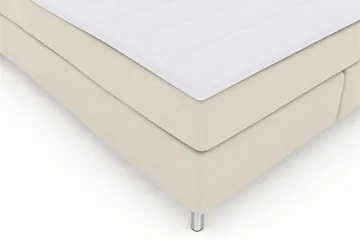 Select No 3 Komplett Sengepakke 210x210 Medium - Beige/Metallben - Møbler - Senger - Kontinentalsenger