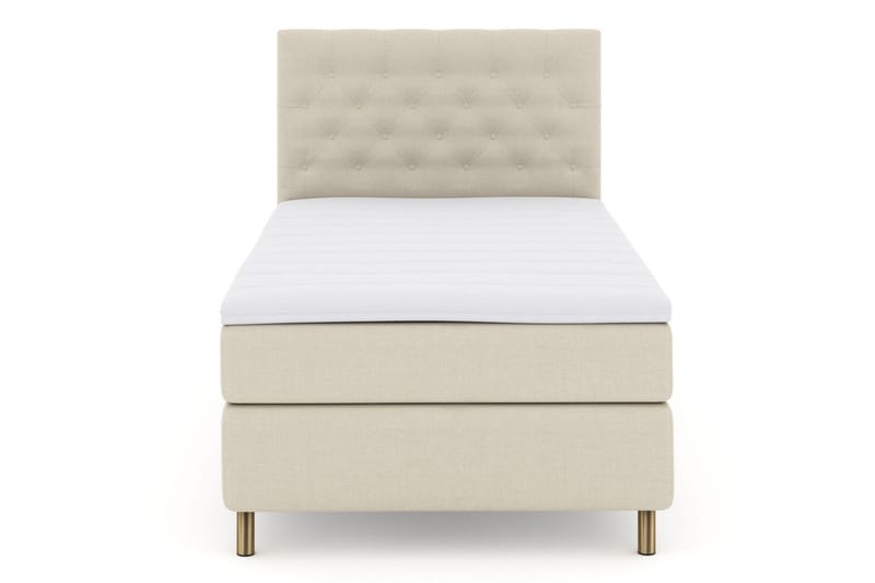 Select No 3 Kontinentalseng 120x200 Medium, Beige/Kobberben