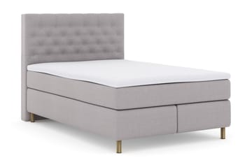 Select No 3 Kontinentalseng 140x200 Fast/Medium - Lysegrå/Kobberben - Møbler - Senger - Kontinentalsenger