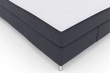 Select No 3 Kontinentalseng 160x200 Fast/Medium - Blå/Metallben - Møbler - Senger - Kontinentalsenger