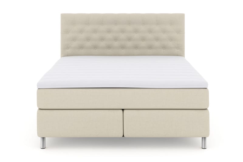 Select No 3 Kontinentalseng 180x200 Fast - Beige/Metallben - Møbler - Senger - Kontinentalsenger