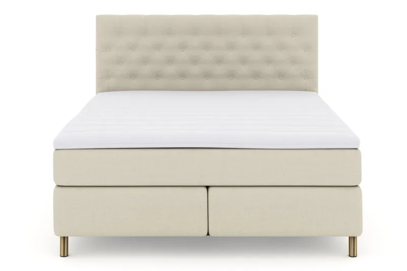 Select No 3 Kontinentalseng 210x210 Fast, Beige/Kobberben