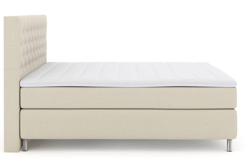 Select No 3 Kontinentalseng 210x210 Fast/Medium - Beige/Metallben - Møbler - Senger - Kontinentalsenger