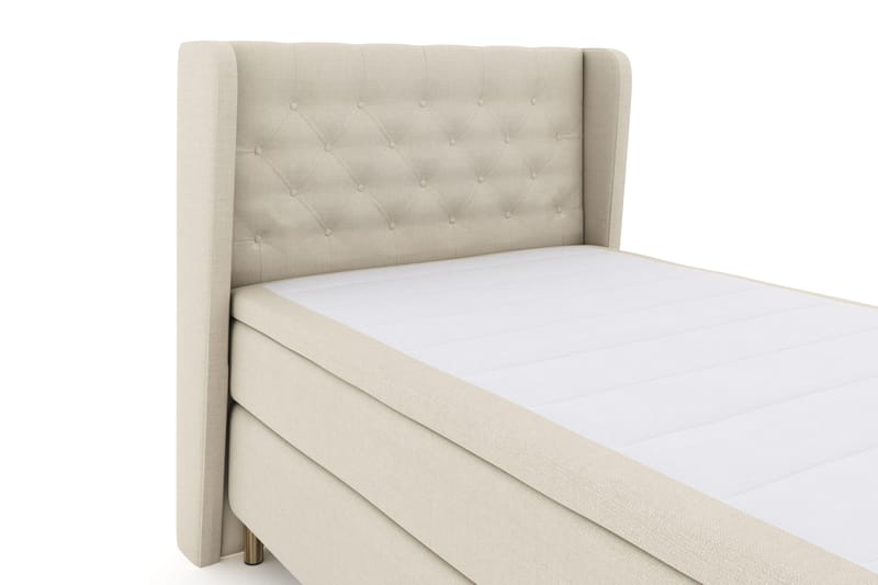 Select No 4 Komplett Sengepakke 120x200 Fast - Beige/Kobberben - Møbler - Senger - Enkeltsenger