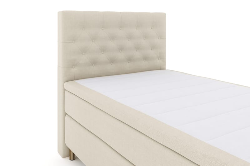 Select No 4 Komplett Sengepakke 120x200 Fast - Beige/Kobberben - Møbler - Senger - Enkeltsenger