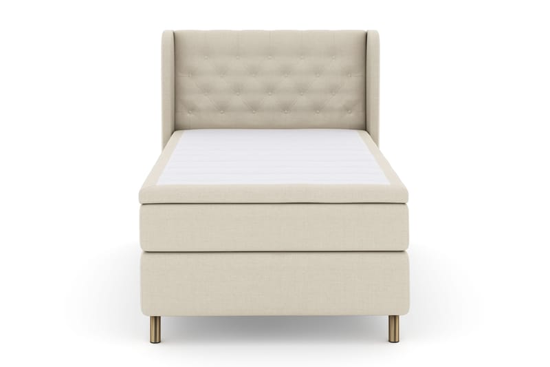 Select No 4 Komplett Sengepakke 120x200 Fast - Beige/Kobberben - Møbler - Senger - Enkeltsenger